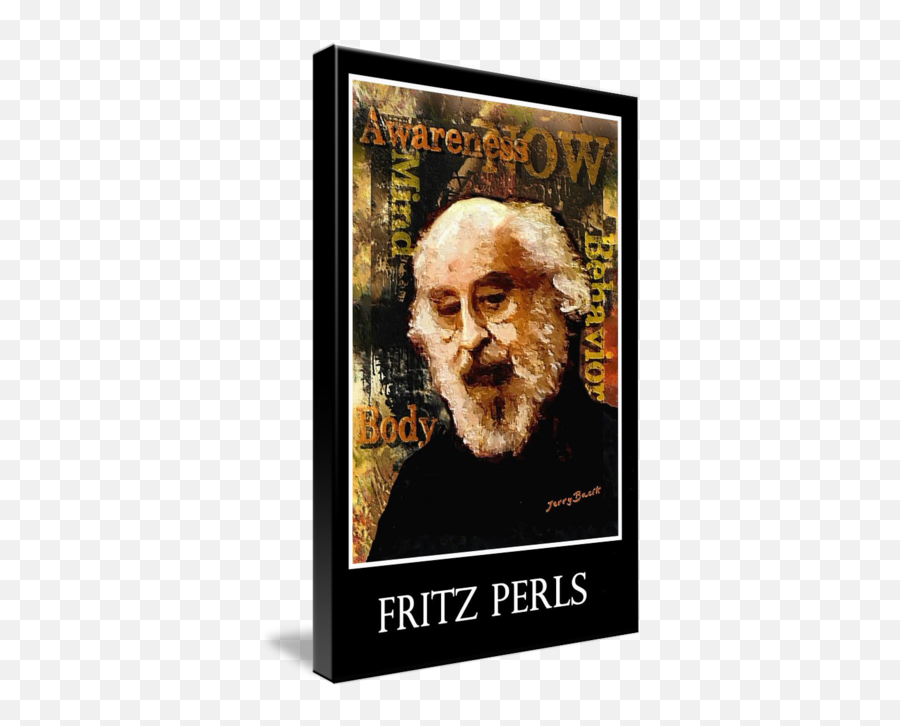 Fritz Perls Poster By Jerry Bacik - Suit Separate Emoji,Poster With Emotion Faces