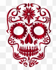 Openclipart - Clipping Culture Sugar Skull Svg Emoji,Emoticon De Calavera