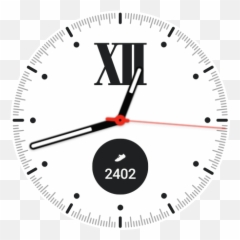 Watch Faces - Rainbow Clock With Black Background Emoji,6 Pm Clock Emoji
