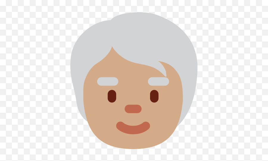 Older Person Medium Skin Tone Emoji - Amlo Vector,Adult Emoji Android