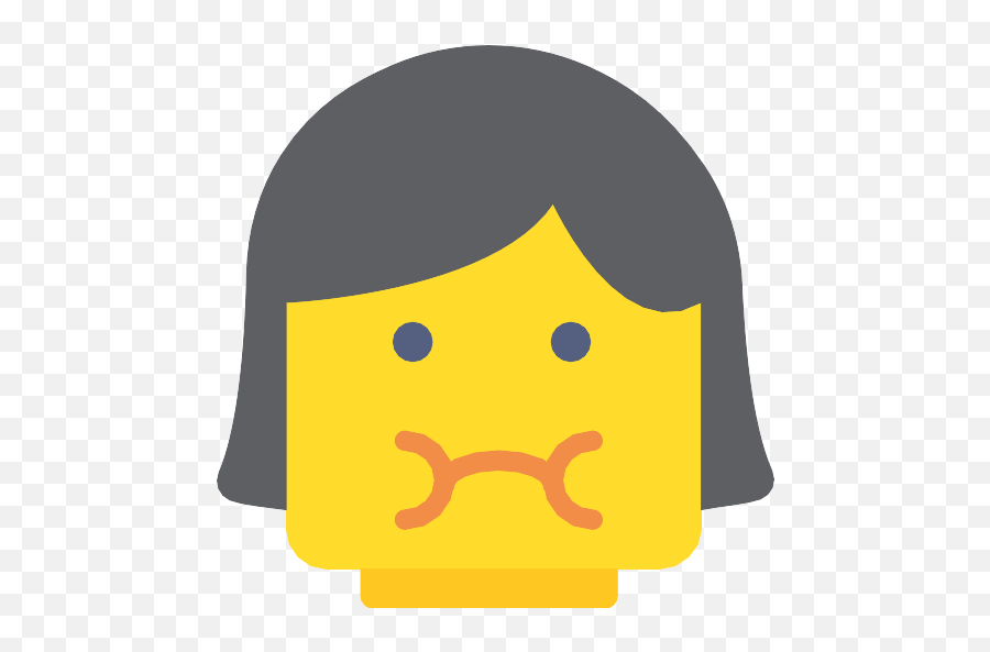 Disgusted Emoticon Square Face Vector - Hair Design Emoji,Yellow Face Emotions Disgust