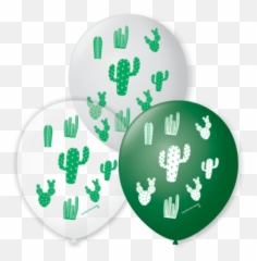 Decoração - Baloes Personalizado Cacto Emoji,Coracao Azul Emoji Significa