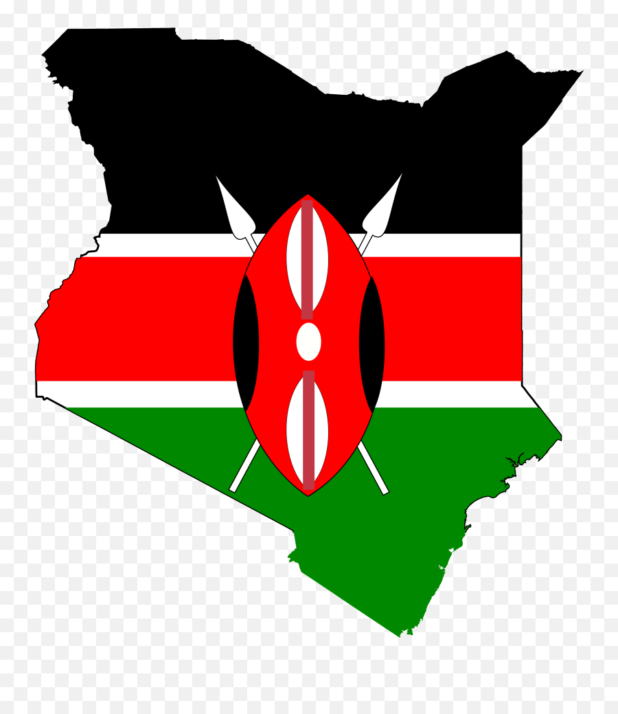 Kenya Map Flag Clipart - Kenya Map Clipart Emoji,Florida Flag Emoji