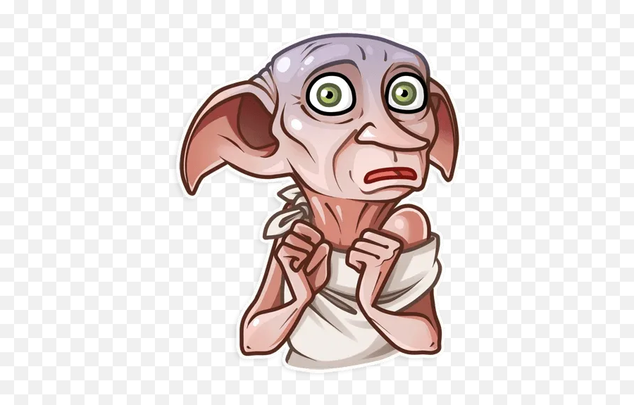 Stickers Set For Telegram - Dobby Harry Potter Sticker Emoji,Dobby Emoji