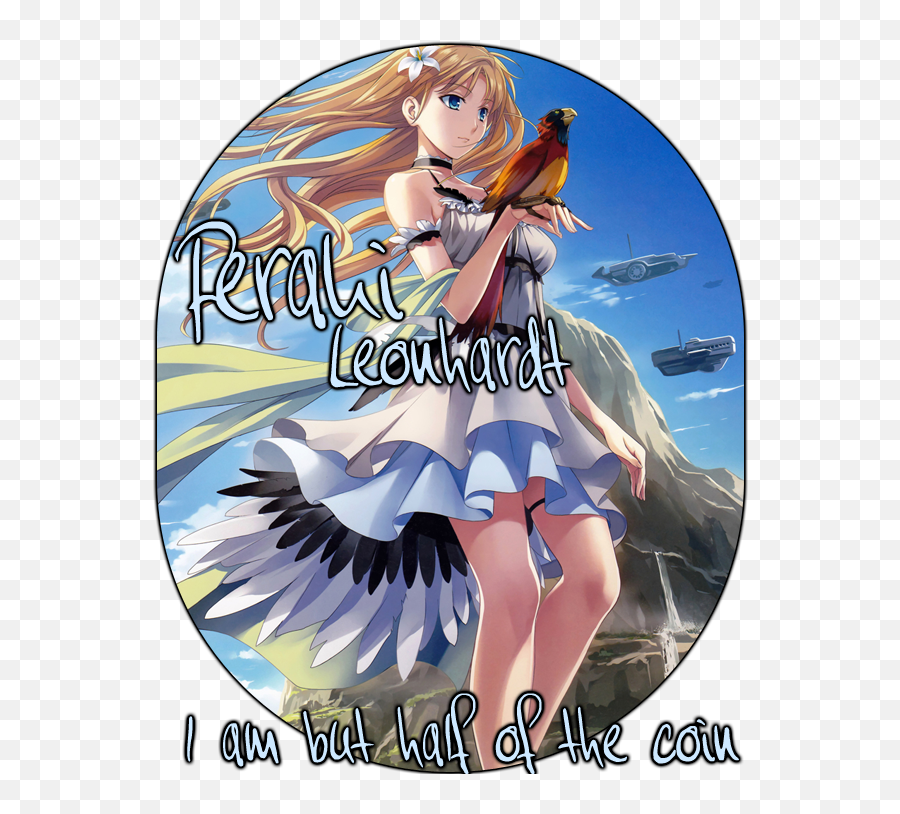 Demon - Anime Girl Holding Bird Emoji,Voidless Emotion