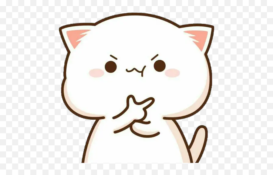 Kawaii Kittie - Stickers For Whatsapp Ve Tranh De Thuong Emoji,Peachy Emojis