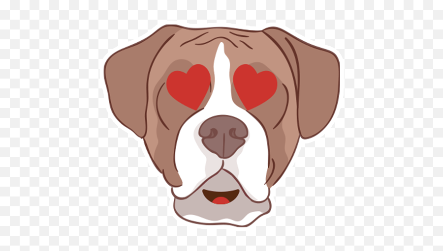 Dog Pack 4 By Marcossoft - Sticker Maker For Whatsapp Emoji,Piuppy Eyes Emoji