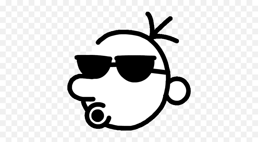 Wimpy Kid Emoji - Diary Of A Wimpy Kid Head Transparent,Head Emojis