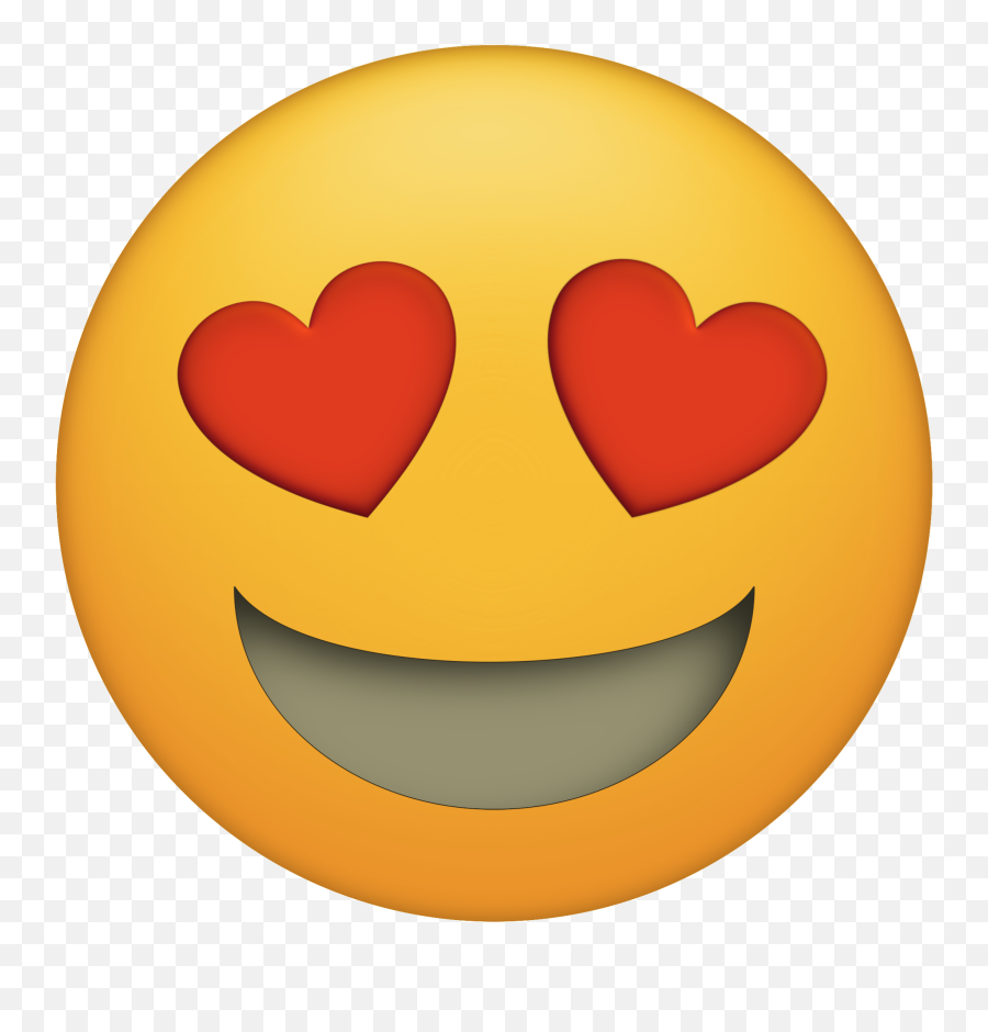 Kiss Smiley Download Transparent Png - Heart Eye Emoji Clipart,Kiss Emoji