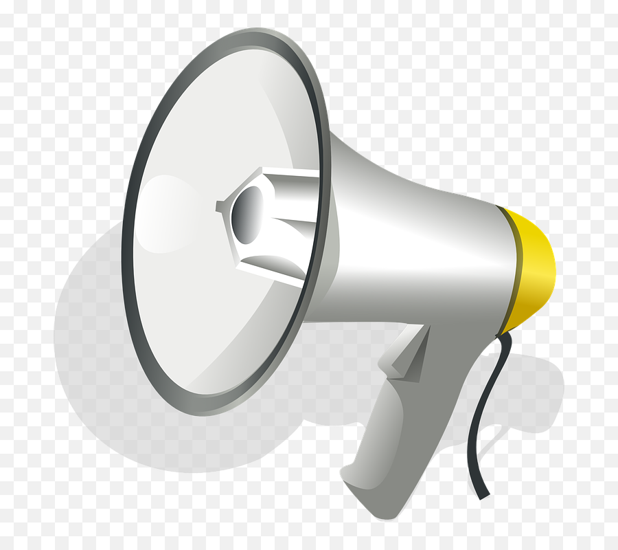 Megaphone Clipart Frpic - Bull Horn Clipart Emoji,Megaphone Emoji