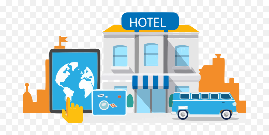 Hotel Clipart Hotel Reservation - Hotel Booking Png Emoji,Love Hotel Emoji