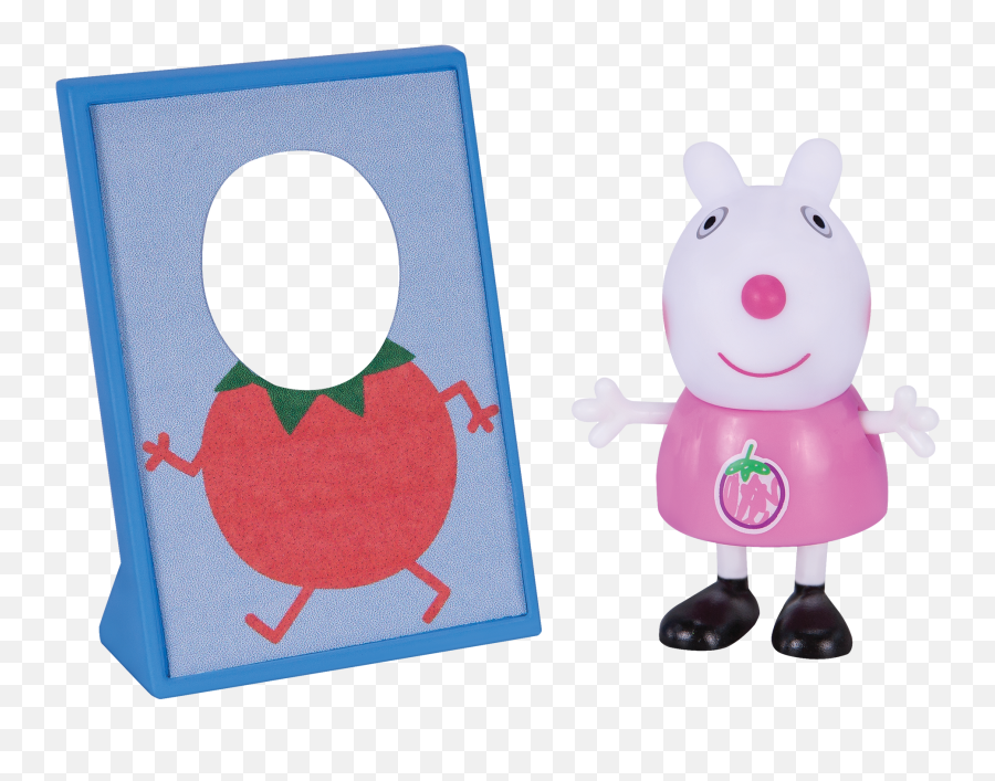 Peppa Pig Friends And Fun Articulated Mini - Figures Happy Emoji,Peppa Pig Emoji
