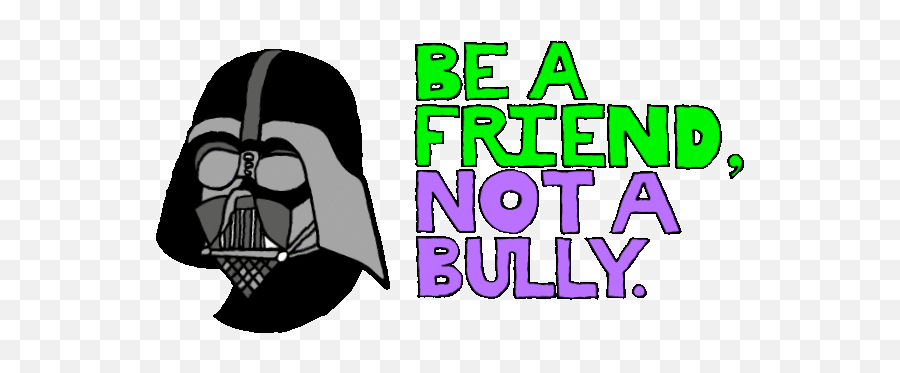 How To Deal With Bullying Bullying Doesnu0027t Just Magically - Bullying Poster Gif Emoji,Darth Vader Emotions T Shirt