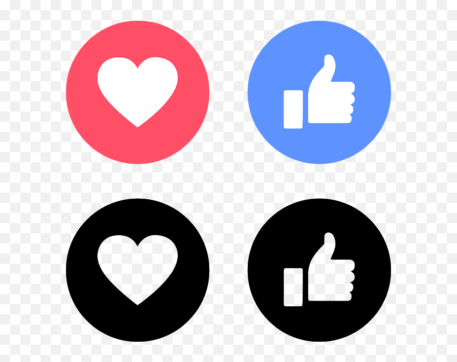 Like Love - Facebook Like Vector Png Emoji,Facebook Emoticon Codes Birthday