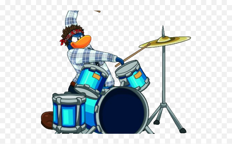 Drum Clipart Club Penguin - Club Penguin G Billy Png Clip Art Emoji,Drumsticks Emoji