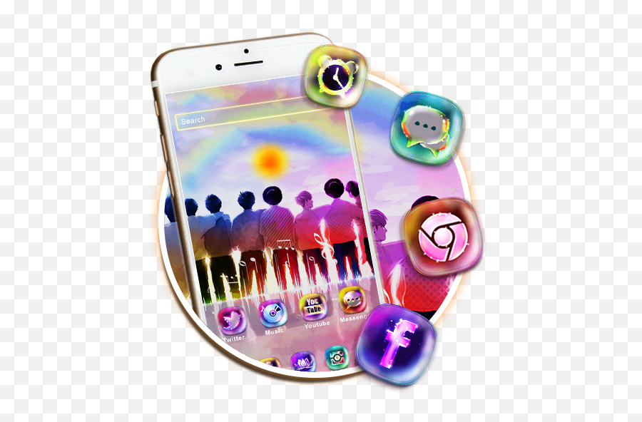Music Boys Band Themes Live Wallpapers U2013 Applications Sur - Iphone Emoji,Weed Emoticons For Iphone