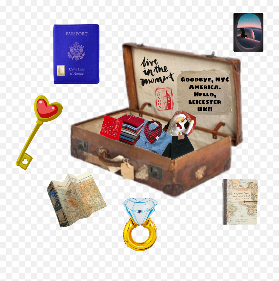 The Most Edited Key Picsart - Suitcase Aesthetic Vintage Emoji,Margarita Emoji Keyboard