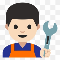 Emoji U1f468 1f3fb 200d 1f527 - Gitlab Avatars,Hypothesis Emoji