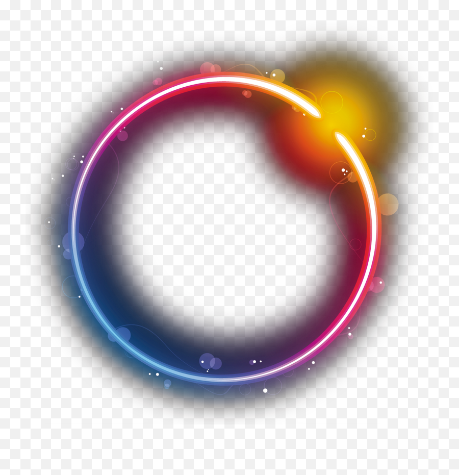 Circle Star Png - Logo Circle Star Eclipse Rainbow Png Free Rainbow Neon Spiral Png Emoji,Full Rainbow Emoji