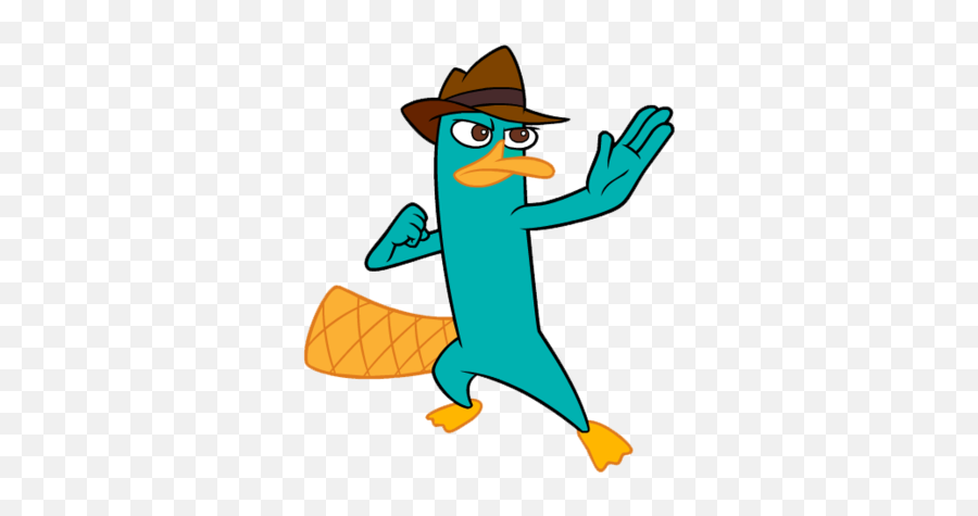 Main Characters - Perry The Platypus Png Emoji,Phineas And Ferb Jeremy Character Emotions