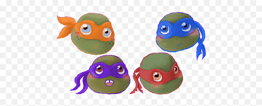 Top Teenage Mutant Ninja Turtle Stickers For Android U0026 Ios - Ninja Turtles Gif Cute Emoji,Ninja Emoticon