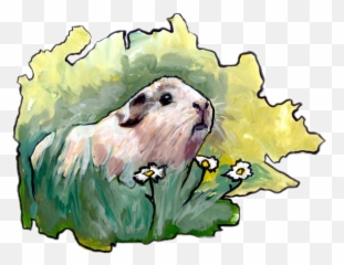 Conejillodeindias Acuarela Sticker Emoji,Acuarela Emojis