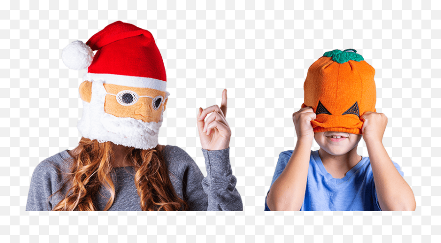 Happy Hatter Elf Beanie Hat Mask - Santa Claus Emoji,Christmas Bracelets Santa Claus Emoji Charms