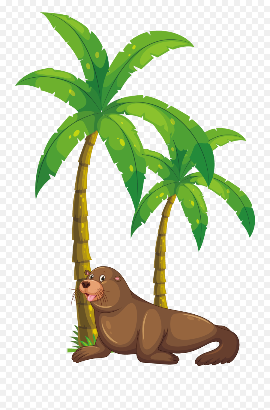 Palm Tree Clipart Kerala Coconut Tree - Volleyball Net On Coconut Trees Emoji,Coconut Tree Emoticon
