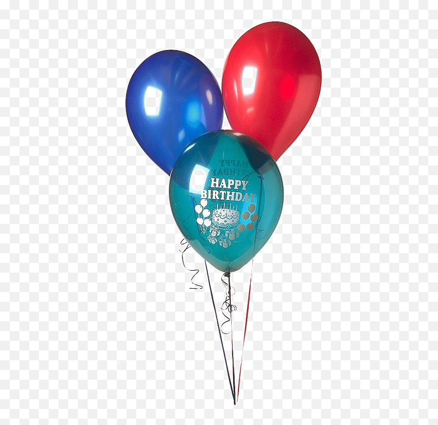 Happy Birthday Balloons Transparent - Birthday Balloons And Flowers Emoji,Emoticon Symbols For Cake And Balloons For Facebook