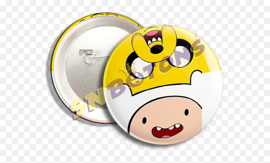 Botons - Bottons Hora De Aventura Jake E Finn Adventure Time Duvar Kad Emoji,Emoticons Meu Malvado Favorito