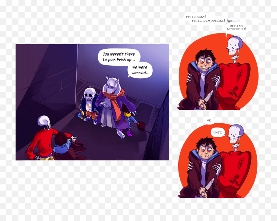 Frisk Sans Papyrus And Toriel Undertale Drawn By - Sans Papyrus And Frisk Gifs Emoji,Toriel's Text Emoticon