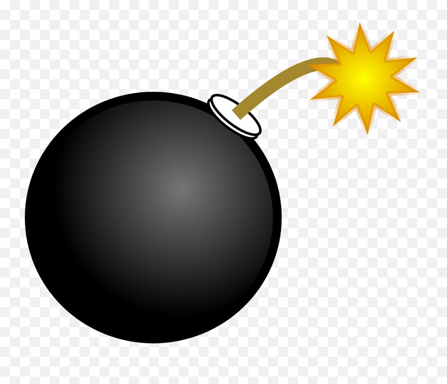 Explosive Bomb Fuse Grenade Mine - Bomb Transparent Png Emoji,Emotions To Describe A Bomba