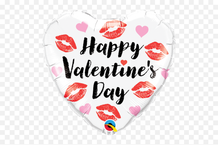 Qualatex Foil 18 Valentineu0027s Kissy Lips - Balloon Emoji,Kissy Heart Emoji