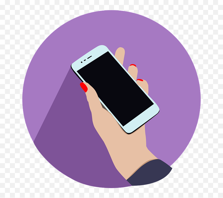 Cellular Smartphone Cell Phone - Mão De Mulher Segurando Celular Emoji,Desenho Emotions Whatsapp