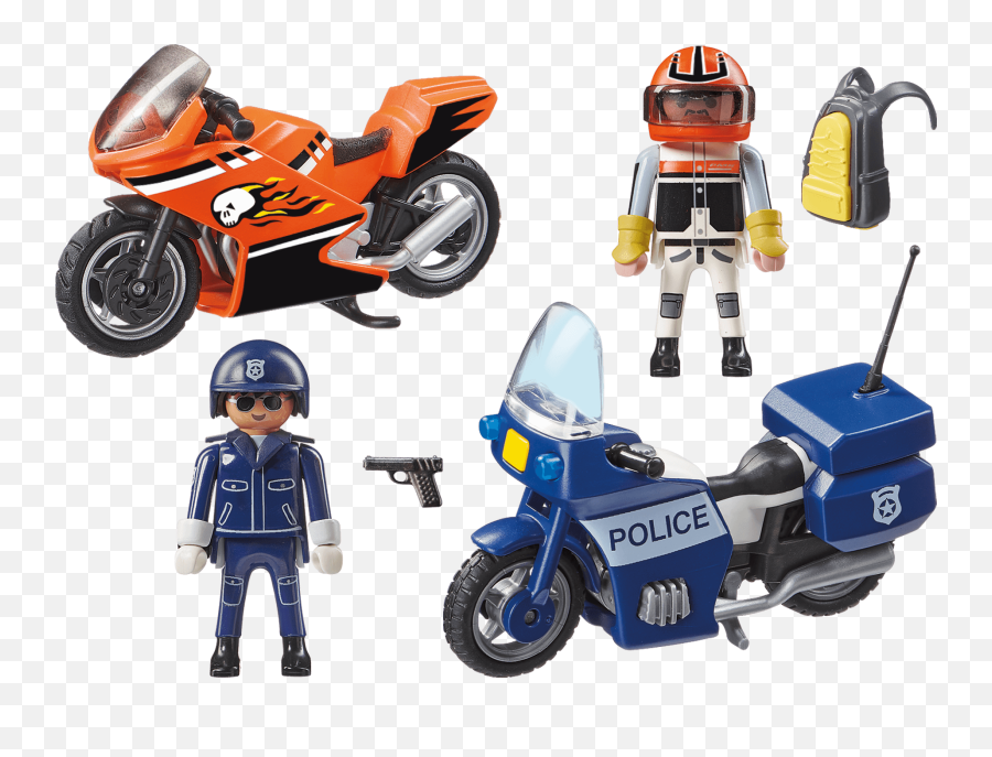 Playmobil Highway Patrol Building Sets Toys U0026 Games - Playmobil Police Action 70462 Emoji,Motorcycle Emoticon