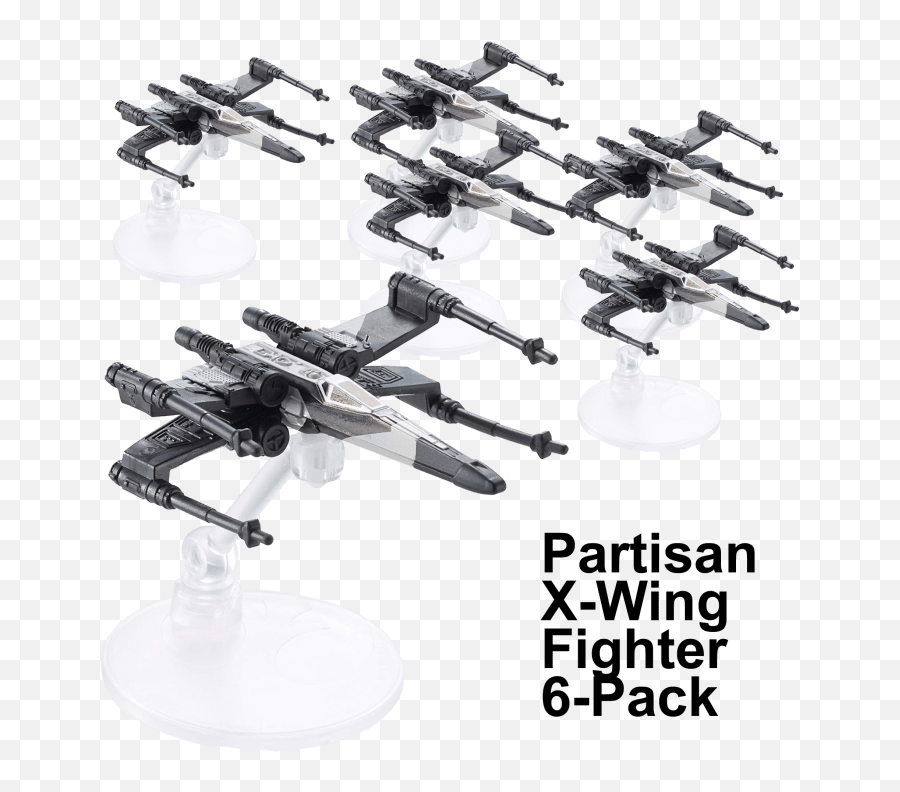 6 - Pack Of Hot Wheels Partisan Xwing Star Fighters Hot Wheels Star Wars Fleet Emoji,Star Wars Ship Emojis