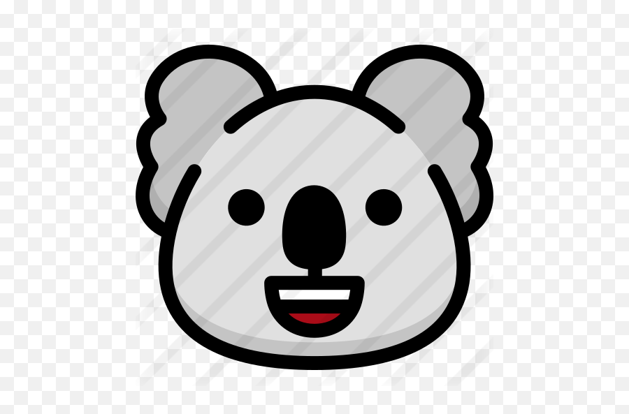Happy - Free Animals Icons Happy Emoji,Koala Bear Emoji