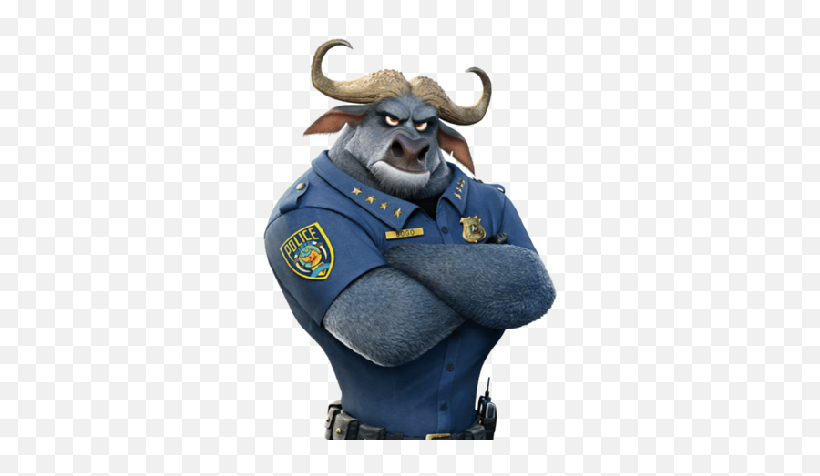 Chief Bogo - Chief Bogo Zootopia Emoji,Horns Down Emoji