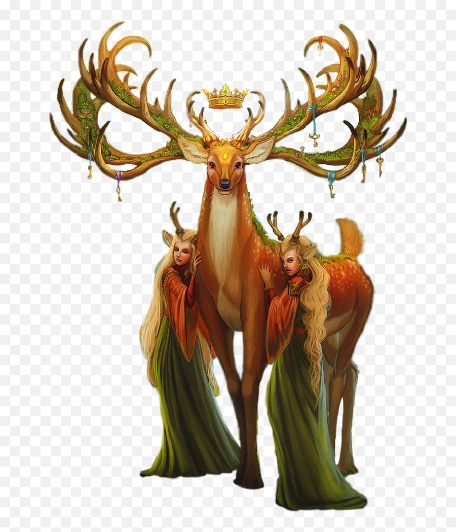 Screindeers Reindeers Forest Sticker By Charlotte Emoji,Deer Emojis Android