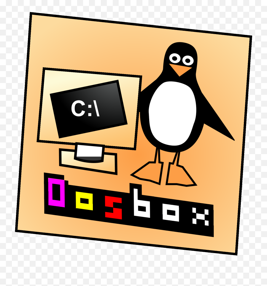 Dosbox Icon Svg Vector Dosbox Icon Clip Art - Svg Clipart Emoji,Tux Penguin Emoticon