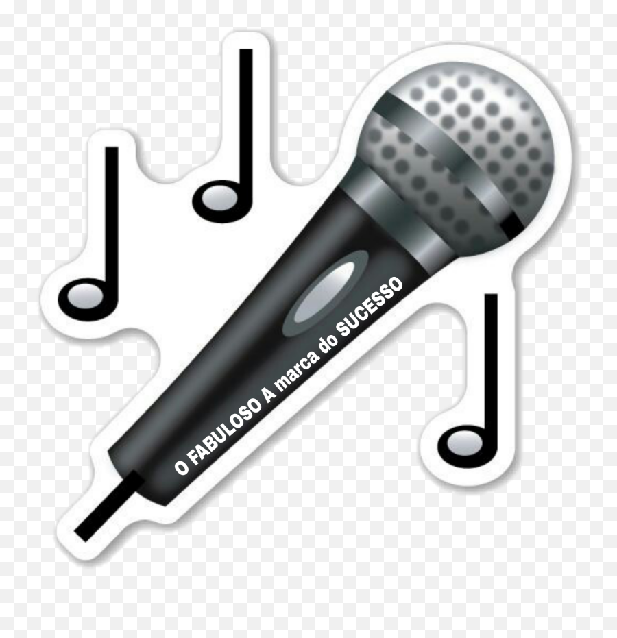 Microfone Sticker - Microphone Emoji Transparent Cartoon Transparent Background Microphone Emoji,Yoosung Crying Emoji