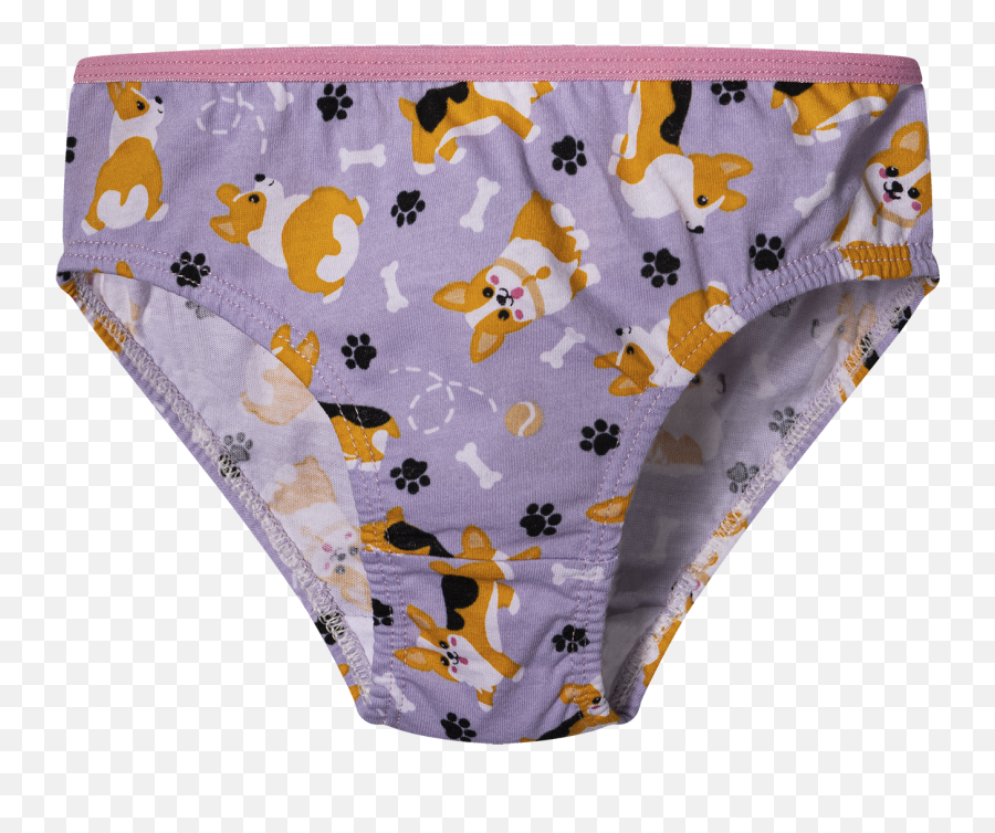 Girlsu0027 Briefs Corgi Dog Dedoles Emoji,Cat Emoticon Underwear