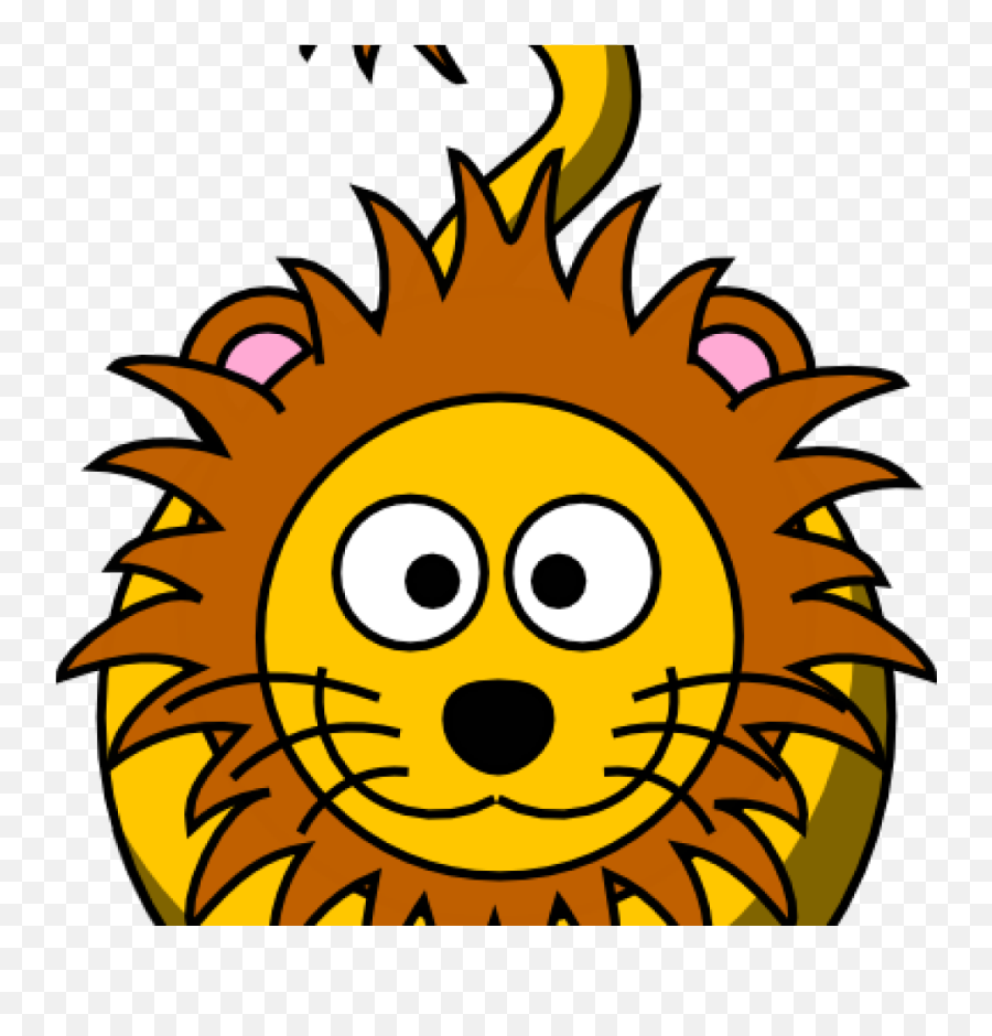 Free Lion Clipart Cartoon Lion Clip Art Vector Clipart Emoji,Lions Emoticon