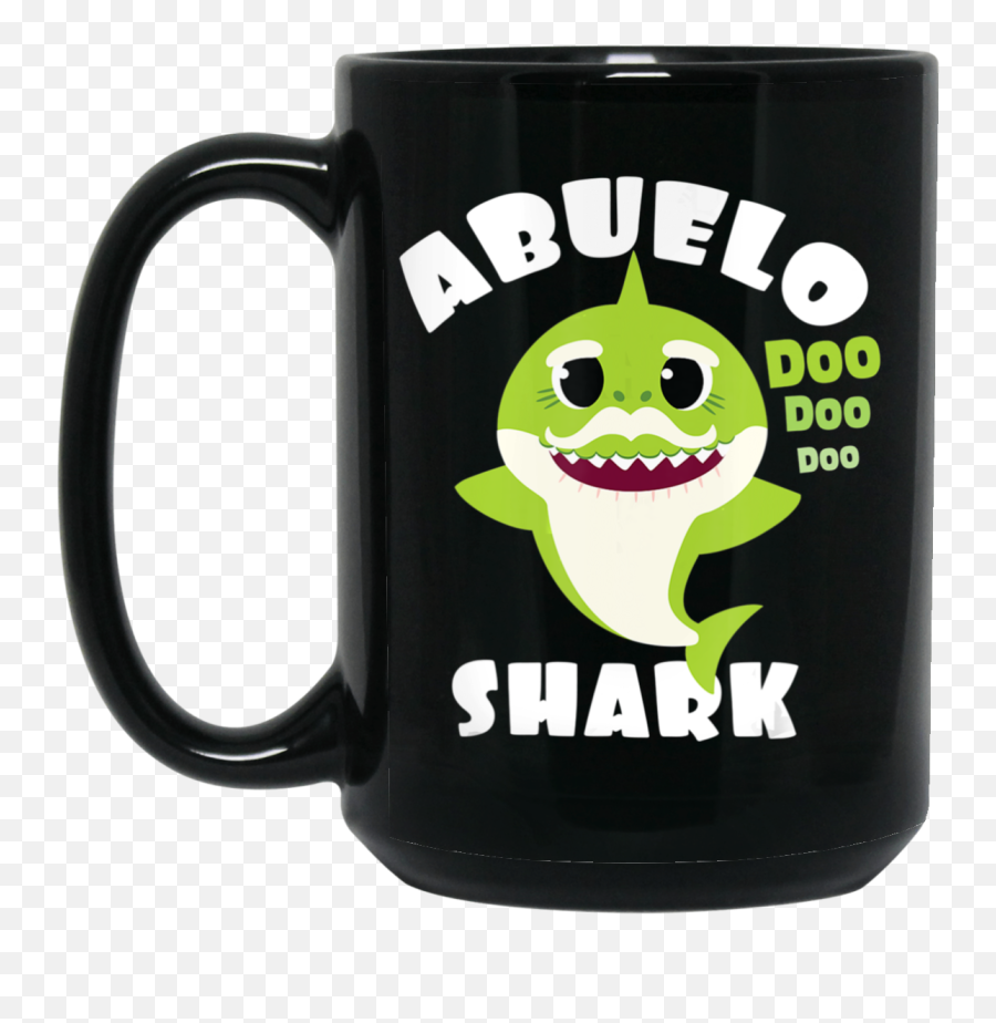 Mens Abuelo Shark Gift Grandpa - Camisa De Regalo Abuelo Emoji,Between Shark Emoticon