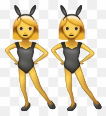 Women Bunny Emoji Free Download Ios - Women With Bunny Ears Emoji,Bunny Emoji