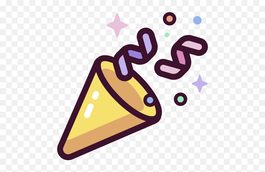 Confetti - Free Birthday And Party Icons Emoji,Party Popper Emoji