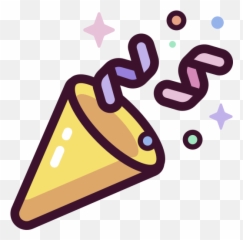 Confetti - Free Birthday And Party Icons Emoji,Party Popper Emoji