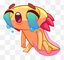 Mexican Axolotl Telegram Stickers Emoji,Axolotl Text Emoji