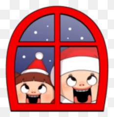 Sho - Chan Christmas Photo 2 Sticker Pack Stickers Emoji,Christmas Anime Emoji