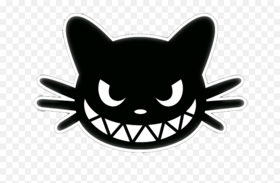 Cat Evilcat Sticker By Robby Bauwens - Automotive Decal Emoji,Evil Cat Emoji